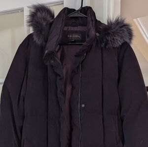 Deep Purple Down Coat